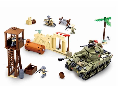 M4 Sherman Tank - European Battle Version 790 PCS B0713