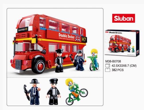 SLUBAN London - Double Decker City Bus 382 Pcs - M38-B0708