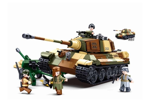 LARGE KING TIGER TANK 930 PCS B0980