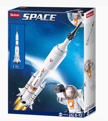 Sluban Apollo space rocket - B0735