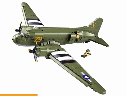 C-47 TROOP TRANSPORT PLANE 1015 PCS B1368
