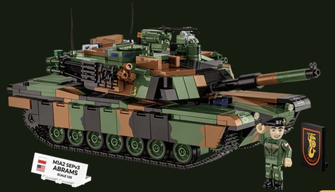 COBI M1A2 SEPv3 Abrams 1:35 SCALE Set #2633