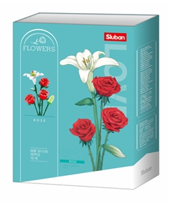 ROSE FLOWER DISPLAY 267 PCS B1121B