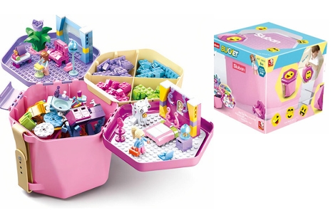 PINK LOOSE BRICK BUCKET B0830